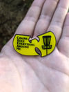Cream Disc Golf Pin