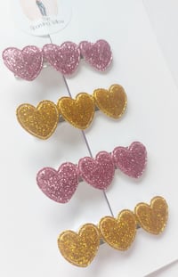 Image 2 of Sparkling Hearts Clips 