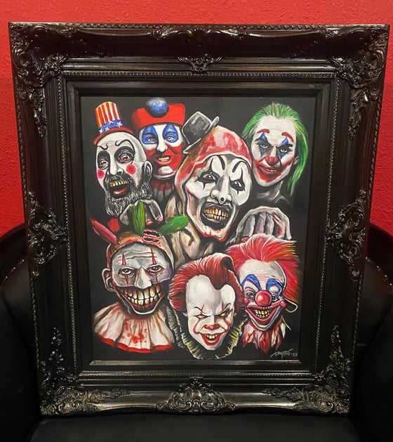 Image of Down with the Clown Signed & Numbered Print 16x20" Limited to 50