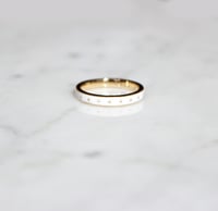 Image 1 of Emma White Enamel Band