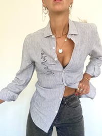 Image 3 of Chemise en lin "be a poem"