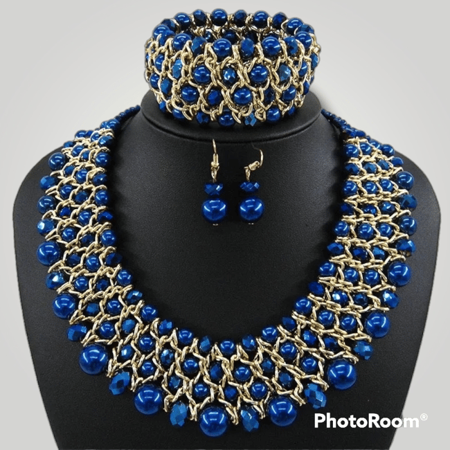 Vintage Beaded Jewelry Set