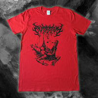 Image 2 of "Prostitute Skullcap Pulverizer" Red T-shirt
