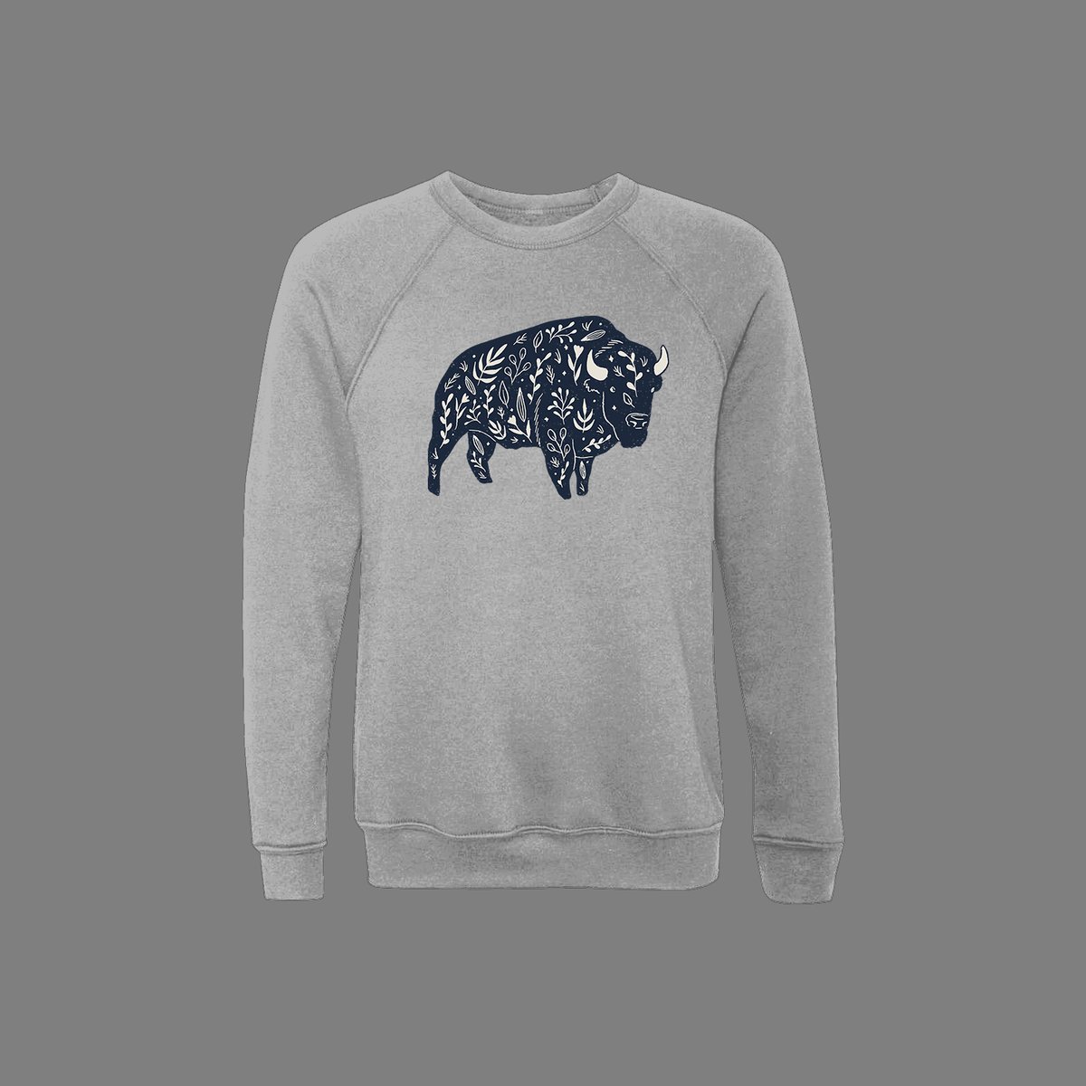Image of Grey bison sweatshirt