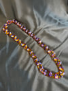 Amber/Purple Glass Chain