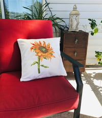 Image 2 of SUNFLOWER PILLOW CASE