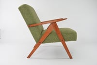 Image 2 of Fauteuil KOMPAS vert chiné