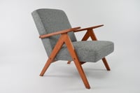 Image 1 of Fauteuils KOMPAS bleu gris chiné