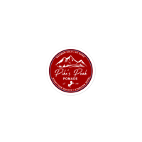 Pike's Peak Pomade Label - Red