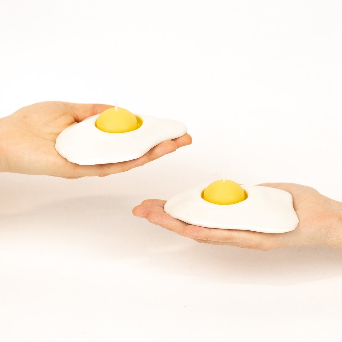 Image of Ceramic Egg Tea Light Candle Holder - Preorder 