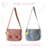 *PRE-ORDER* TWIN STARS MESSENGER BAG ✩ ଘ꒰ა´͈ ᐜ `͈꒱ა* ✩
