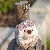 Hedgehog Plush Keychain