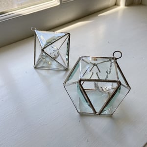 Image of Disco Ball Suncatcher - Squares and Triangles