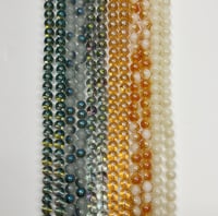 Image 3 of Electroplated glass bead strands