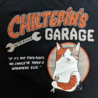 Image 2 of Chiltepín's Garage T-Shirt 