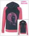 LADY'S RAGLAN HOODIE / SM~2XL / $45 & UP