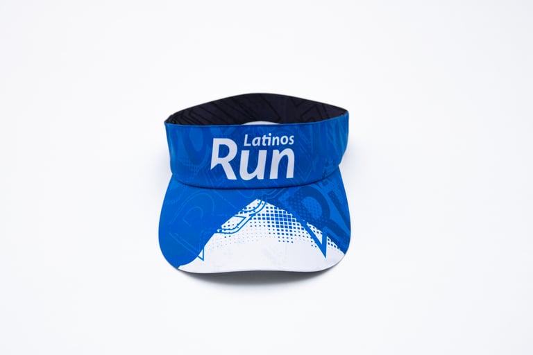 Latinos Run Sublimated Visor