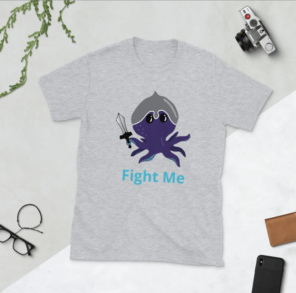 Octopus Warrior Unisex T-Shirt