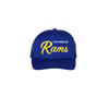 LA RAMS TRUCKER BLUE HAT