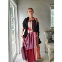 Image 5 of PATCHWORK Dress - pink