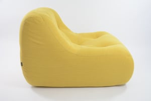 Image of Chauffeuse / fauteuil Ligne Roset jaune - KALI
