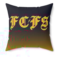 Image 2 of FC⚡️FS "FADED"  Spun Polyester Square Pillow