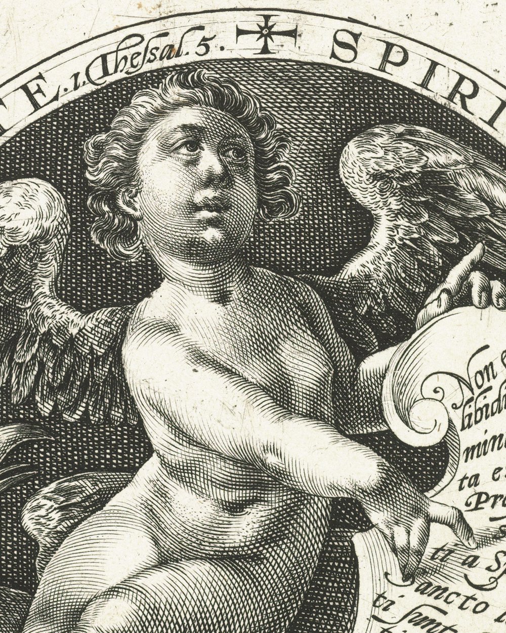 ''Angel with banderole'' (1601)