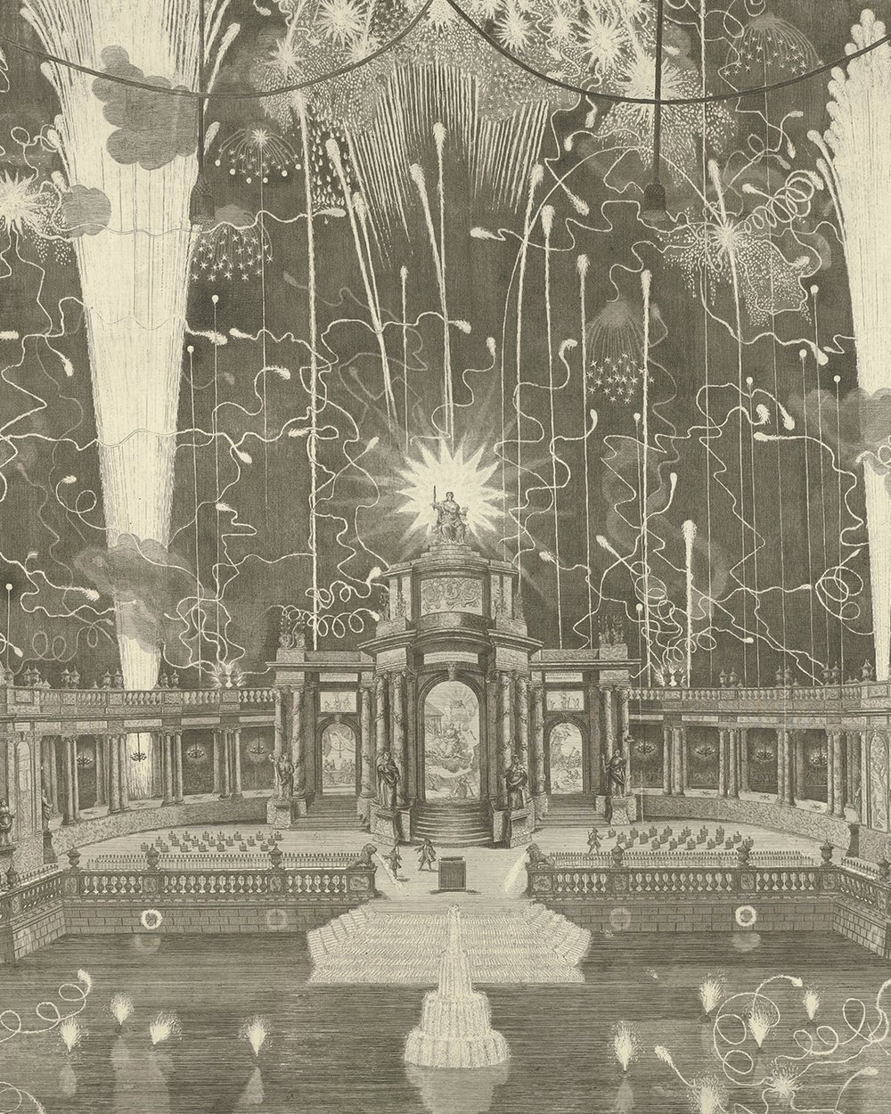 ''Fireworks in The Hague for the Peace of Aachen'' (1749)