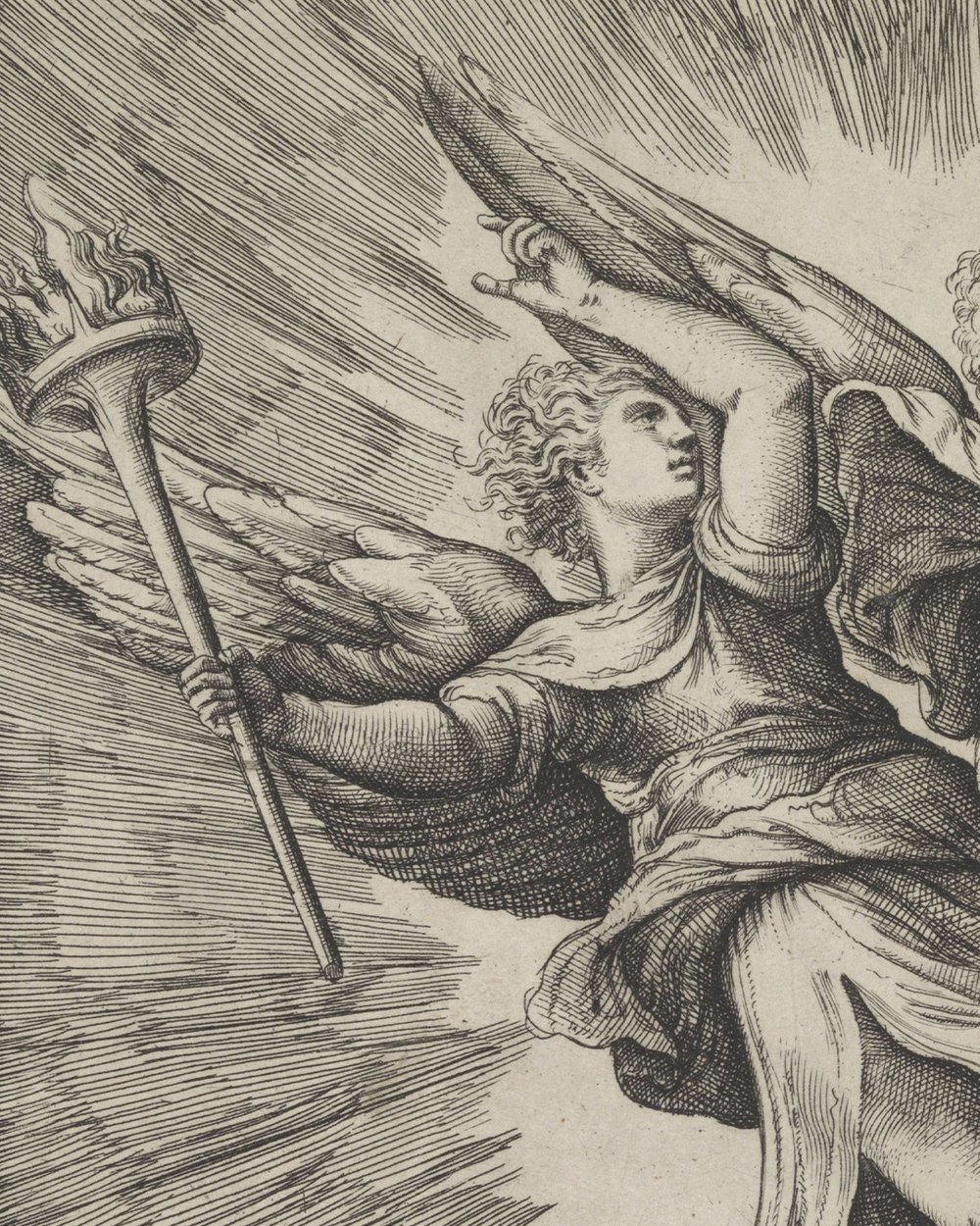 ''Two angels with burning torches'' (1520 - 1561)