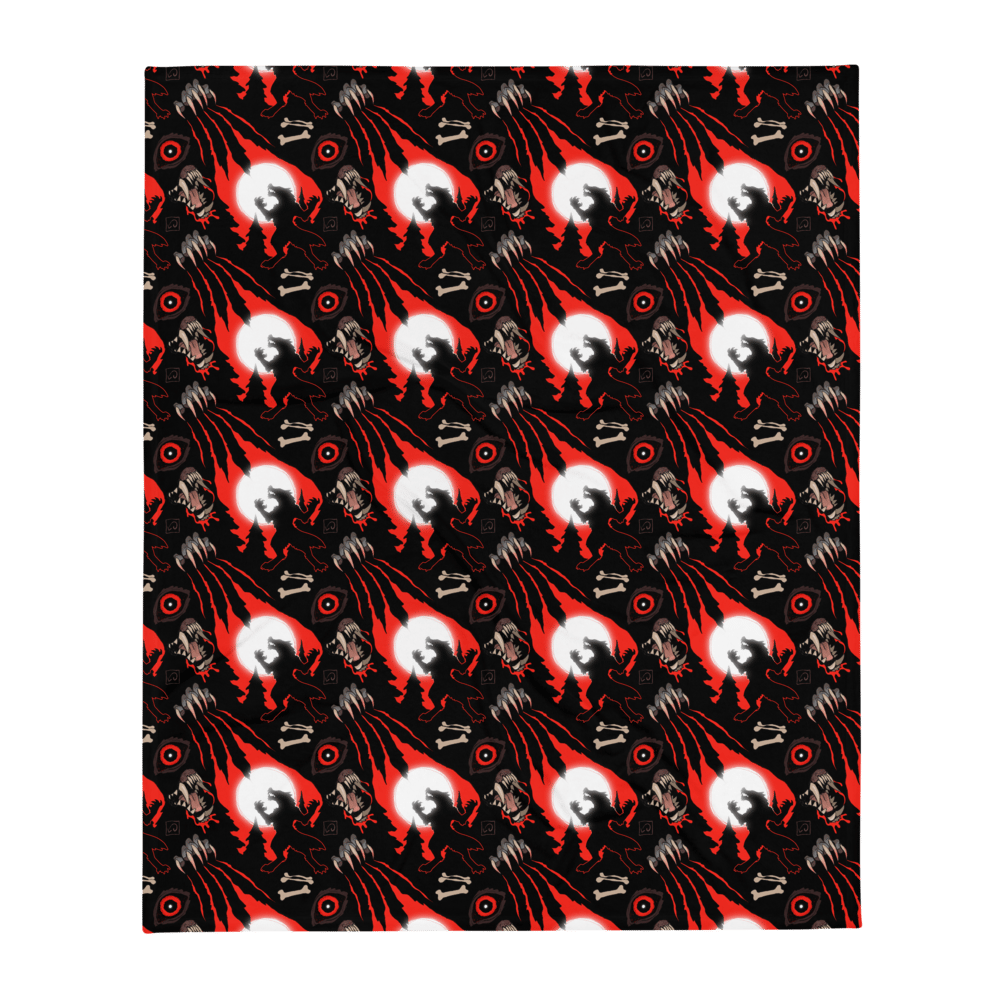 Werewolves Throw Blanket