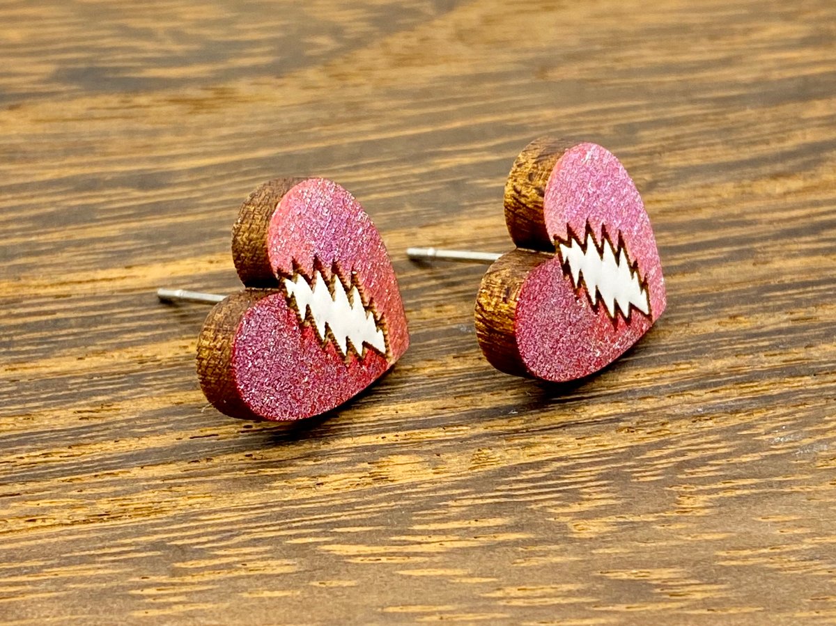 Cute Red Bulldog Earrings - All Earrings