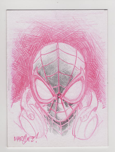 Image of Sketch Card - Miles Morales 2