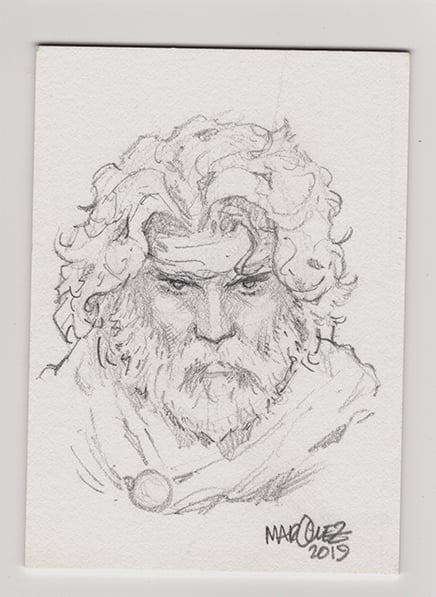 Image of Sketch Card - Tanis Half-Elven 