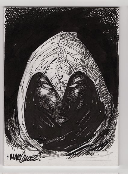 Image of Sketch Card - MoonKnight 1