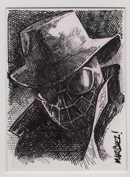 Image of Sketch Card - Spider-Man Noir