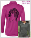 ZIPPER TOP PULL-OVER / SM~2XL / $40 & UP