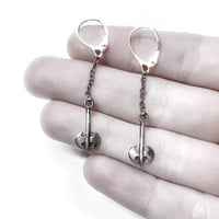 Image 3 of Labrys earrings in sterling silver or gold