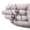 Black Veil + AO Mini Spider earrings in sterling silver or gold