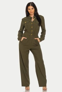 The Power DIVA Jumpsuit - Olive
