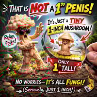 Image 1 of Matango Attack of the Mushroom People Toy Figure With 1” Mushroom Accessory 