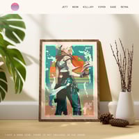 Valorant Jett Poster, Matte Paper Print