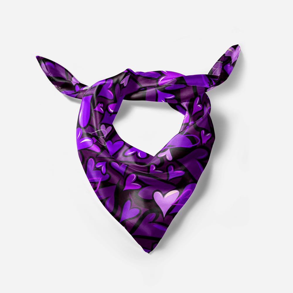 Image of Spread More Love scarf (Purple )