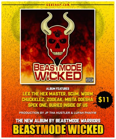 Image of BEASTMODE WARRIORS : BEASTMODE WICKED   CD