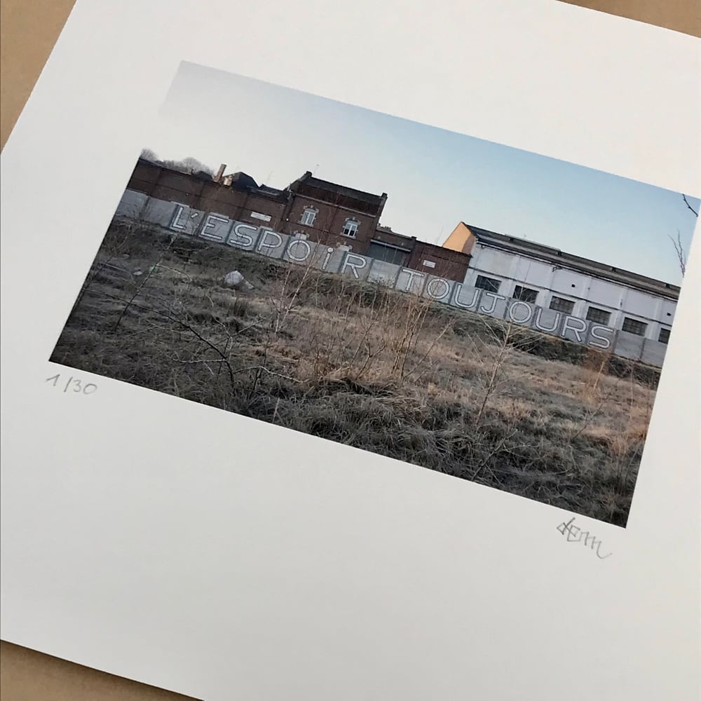 Image of "L'espoir toujours" Digigraphie 30x30cm