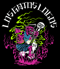 Image 1 of Official LOS GATOS LOCOS (T-Shirt) Front and Back 