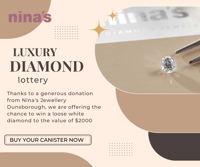 Diamond Lottery Canister