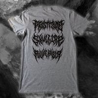 Image 3 of "Prostitute Skullcap Pulverizer" Heather Grey T-shirt