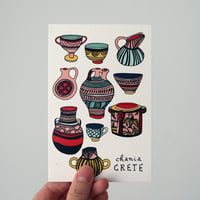 Image 1 of Vases of Chania Postcard