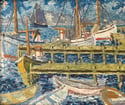 20th Century Swedish School 'Busy Marina'