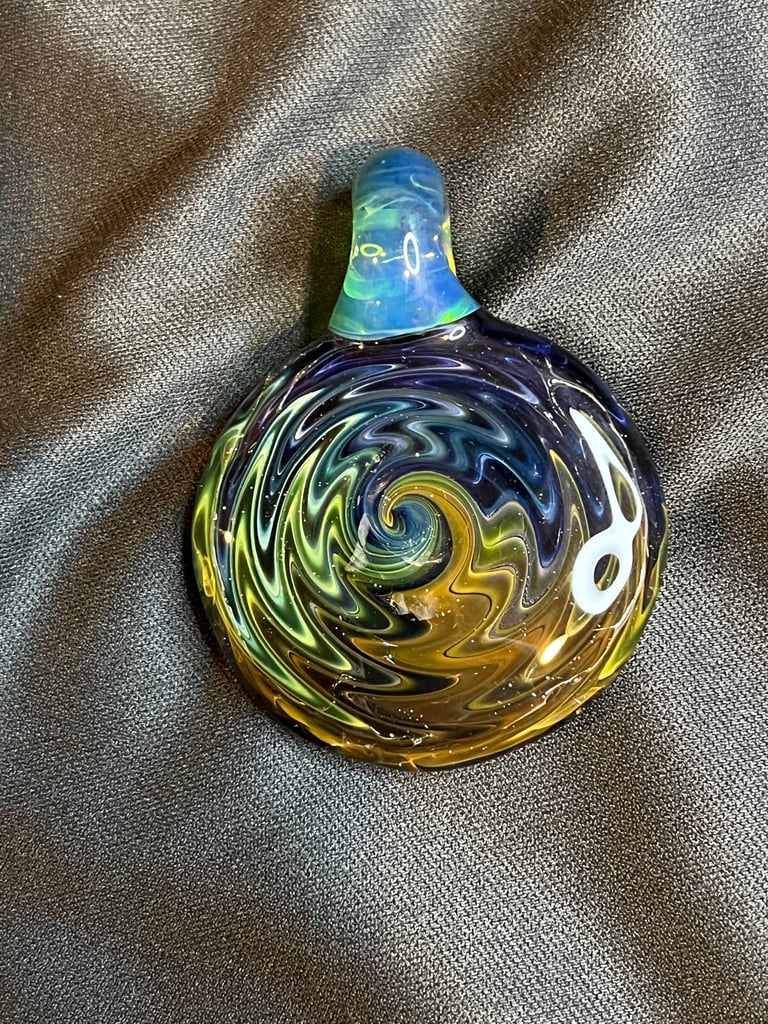 Fumed WigWag Pendant 